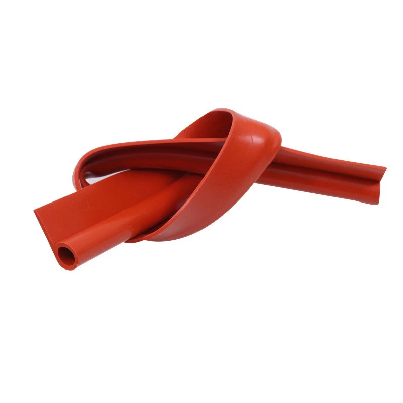 Solid rubber P-shape strip (8)